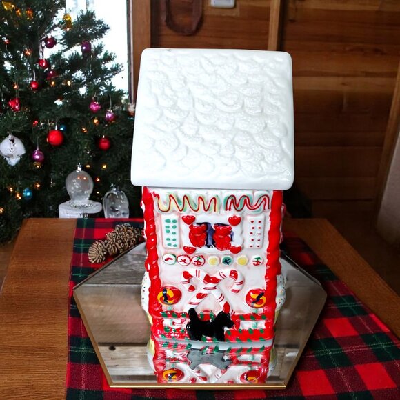 Candy & Ice Cream Gingerbread House Cookie Jar by MSRF Design Studio - Picture 2 of 11